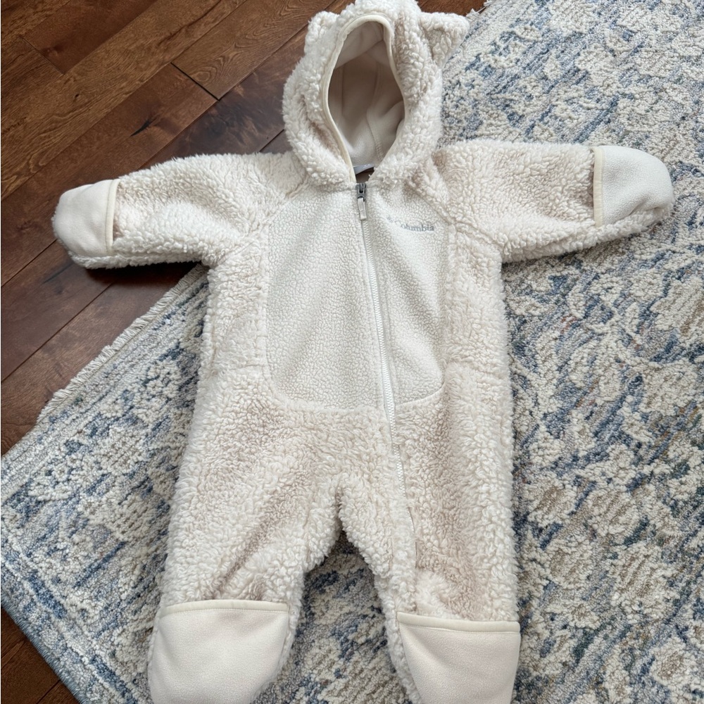 Columbia Cream Sherpa Kids Footie